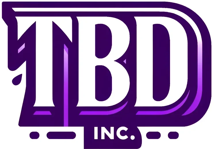 White Logo for The Biz Dojo - titled TBD